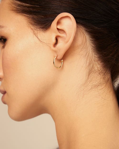 Unode50 Hoop Shaped Earrings In Gold
