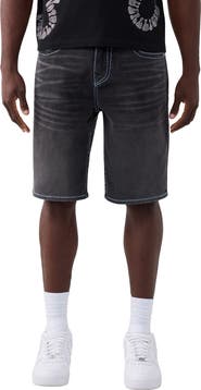 True Religion Bobby Flap Big T Denim Shorts