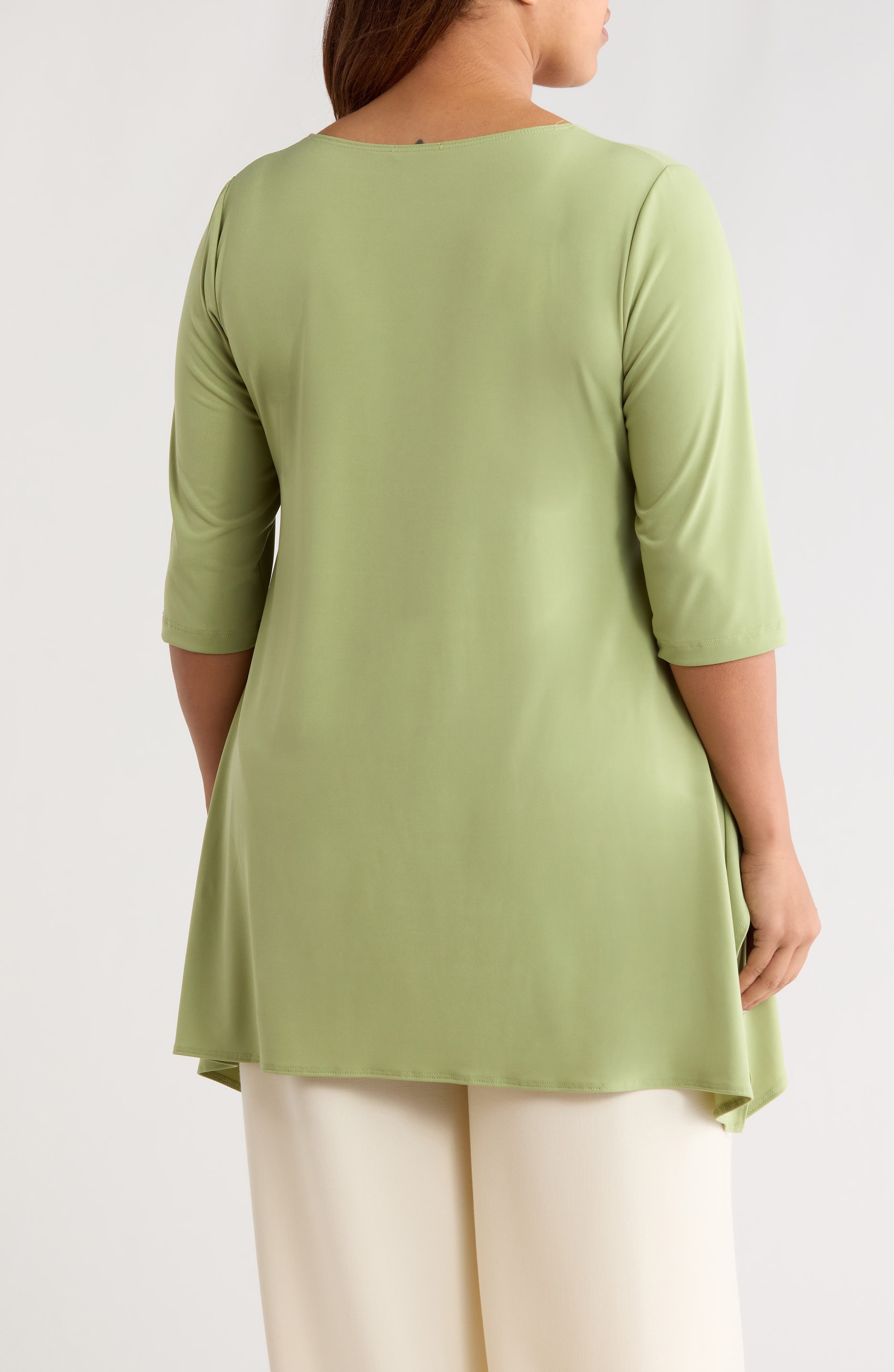 Handkerchief Hem Tunic Top - image 2