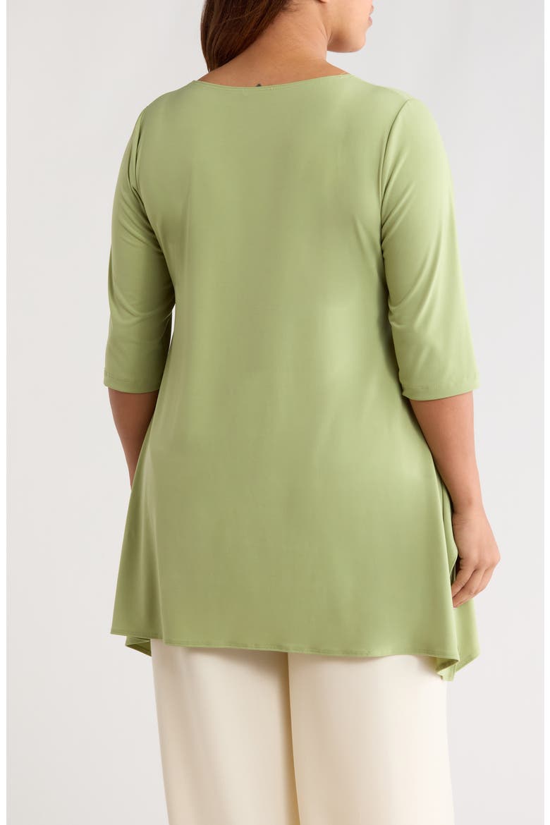 Handkerchief Hem Tunic Top, Alternate, color, PISTACHIO