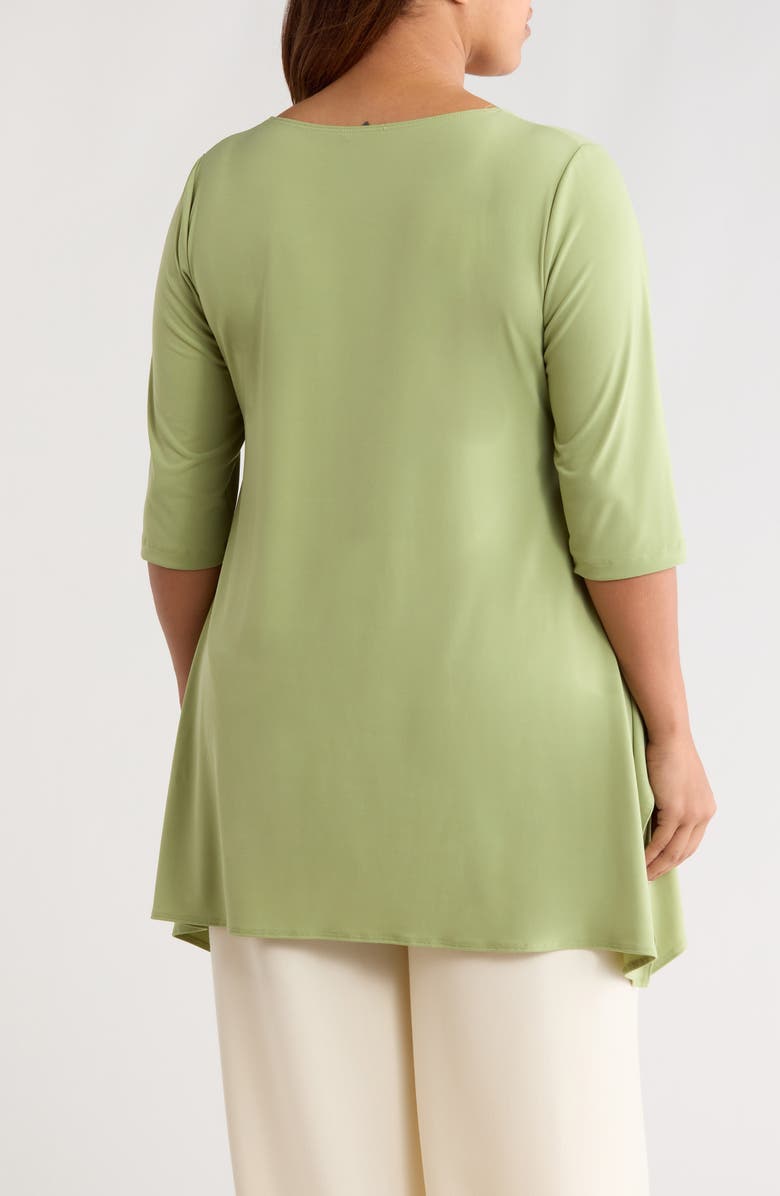 Vikki Vi Handkerchief Hem Tunic Top, Alternate, color, Pistachio