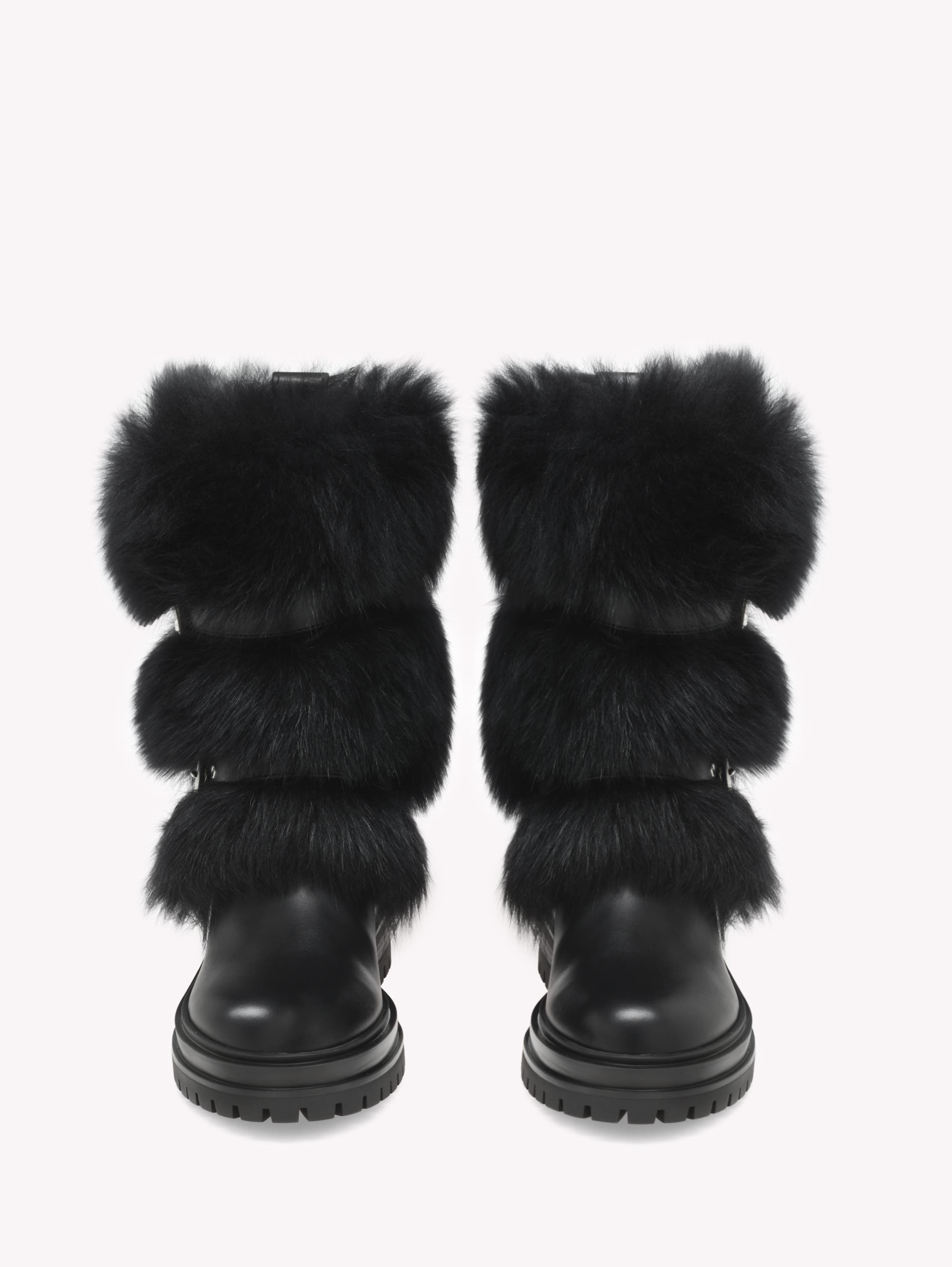 Gianvito Rossi Maverick Booties, Alternate, color, Black