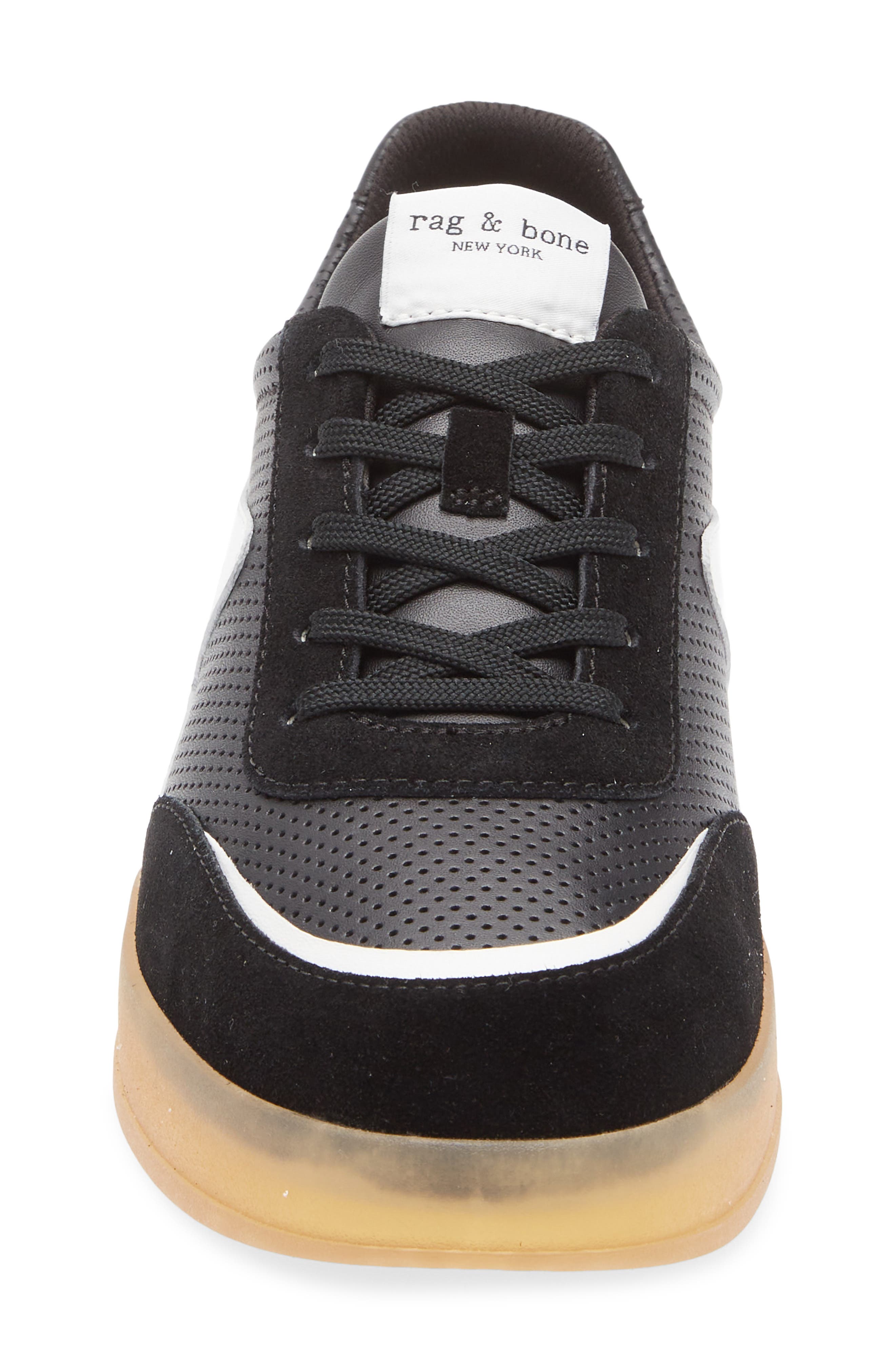 rag & bone Retro 2.0 Sneaker, Alternate, color, Black