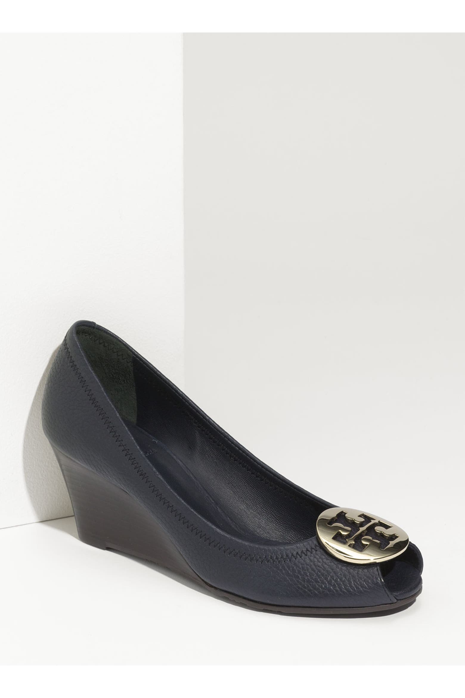 Pip Restaurant Tory Burch 'Sally 2' Peep Toe Wedge Pump (Women) | Nordstrom