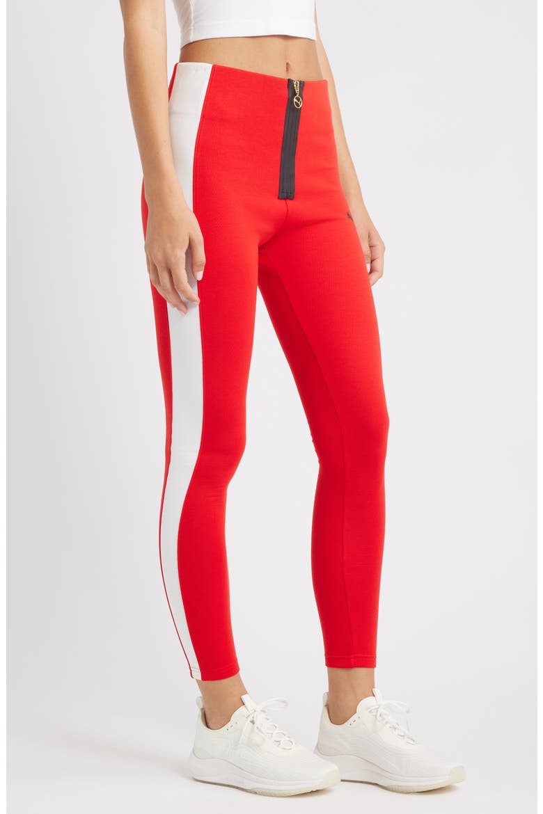 T7 Leggings, Alternate, color, FOR ALL TIME RED-PUMA WHITE