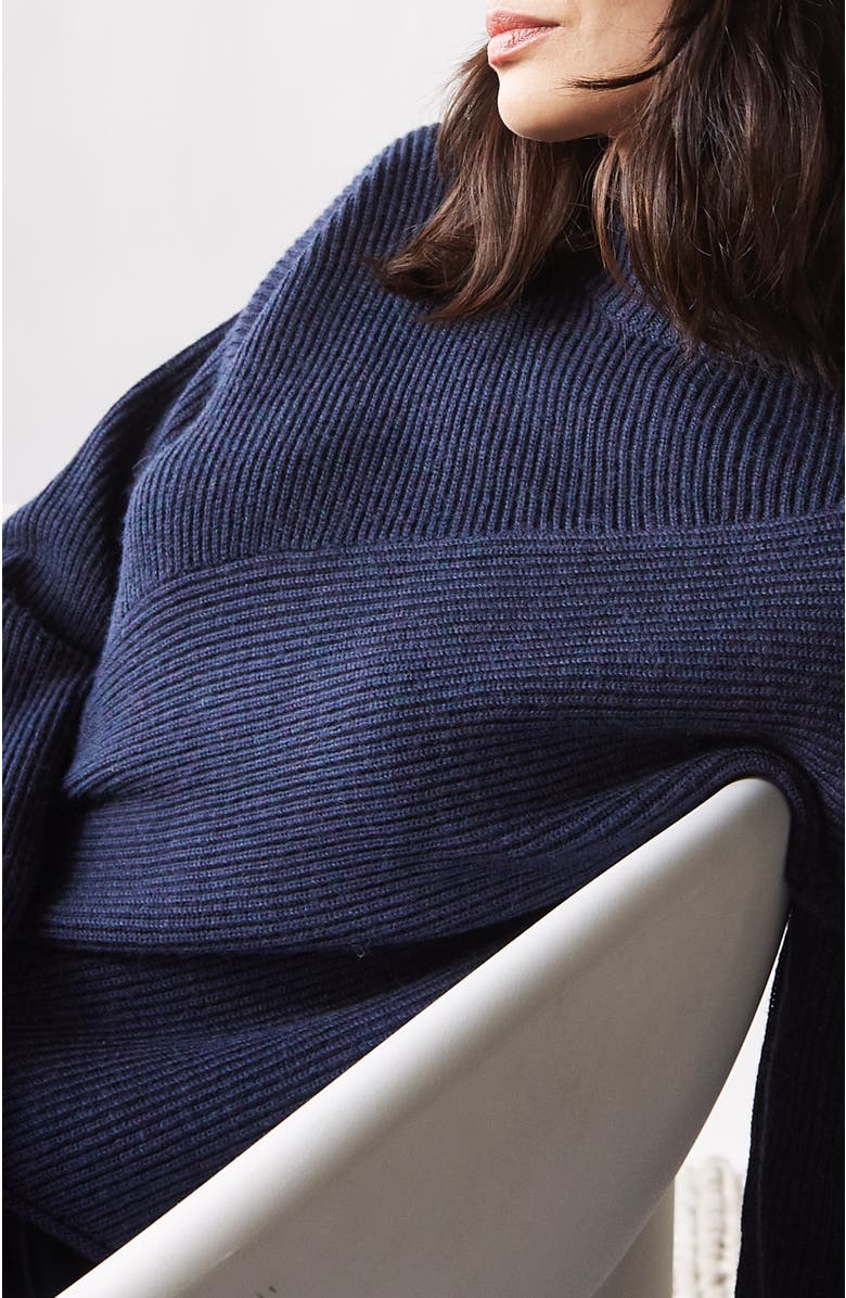 oyun The Angled rib Helm sweater, Alternate, color,