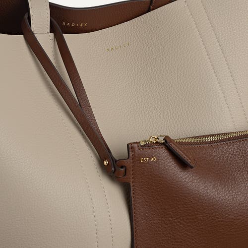 Radley Hanbury Row Large Open Top Tote Bag In Brown