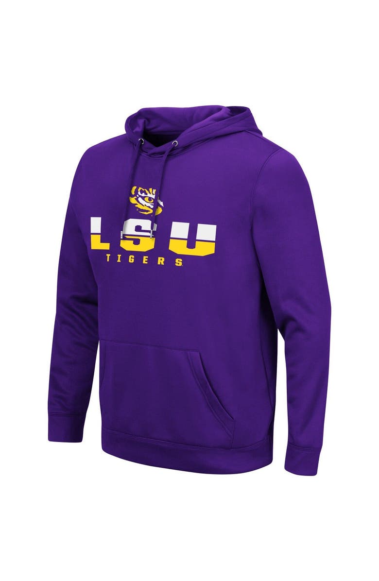 COLOSSEUM Men's Colosseum Purple LSU Tigers Lantern Pullover Hoodie, Alternate, color, Purple
