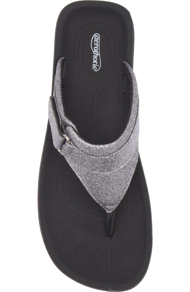 AEROTHOTIC Glynis Flip Flop Sandal, Alternate, color, Grey