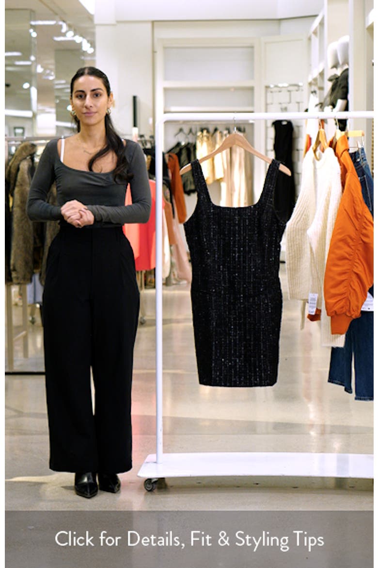 Tweed Sleeveless Minidress video