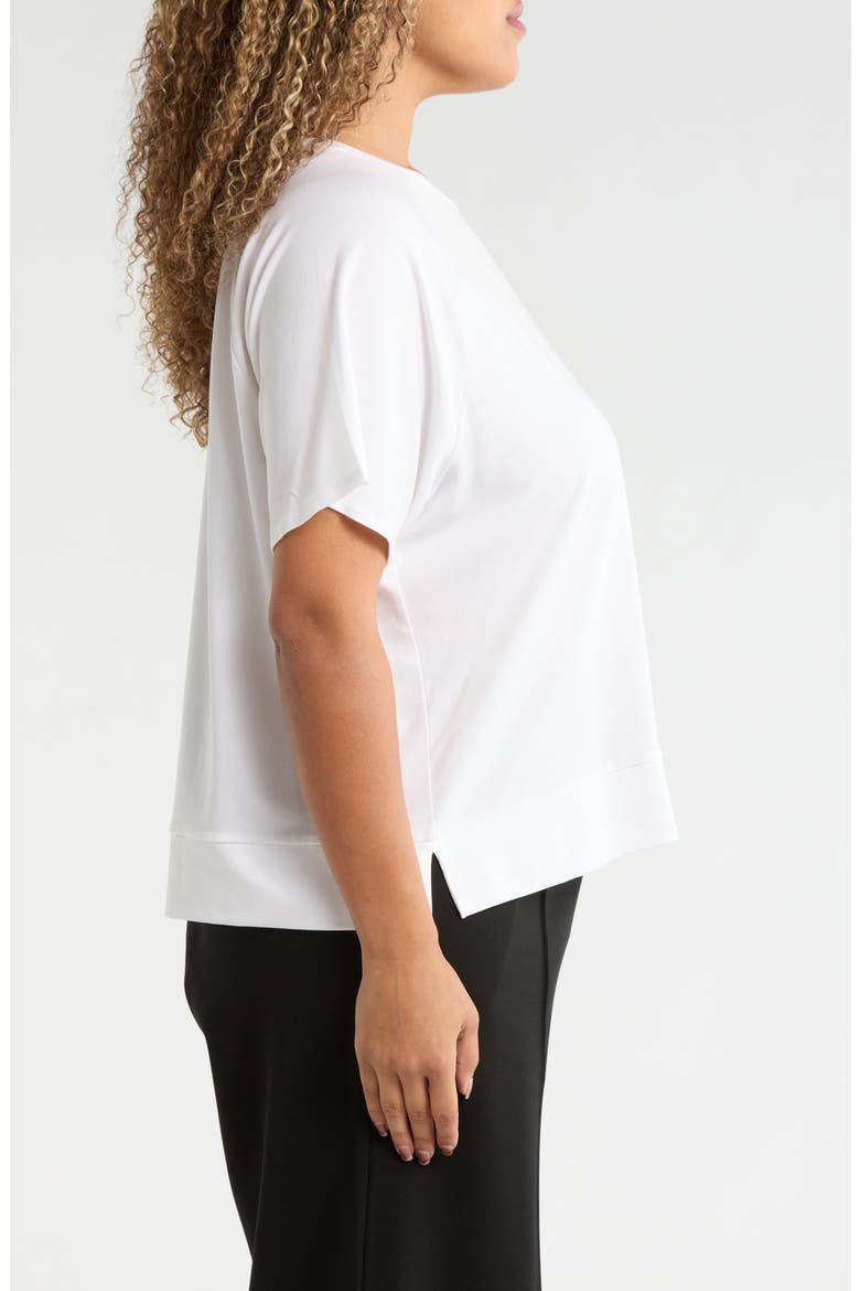 Short Raglan Sleeve Crewneck T-Shirt, Alternate, color, WHITE