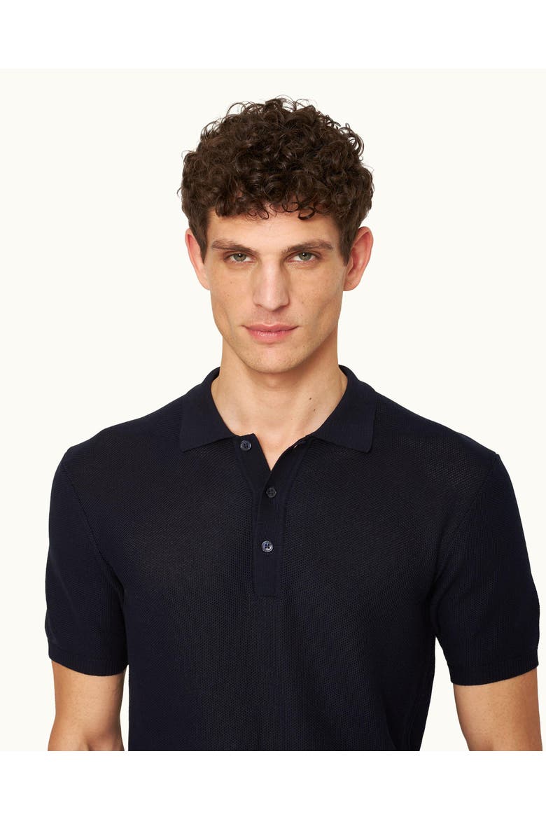 Maranon Piqué Classic-Fit Polo Shirt, Alternate, color, Night Iris
