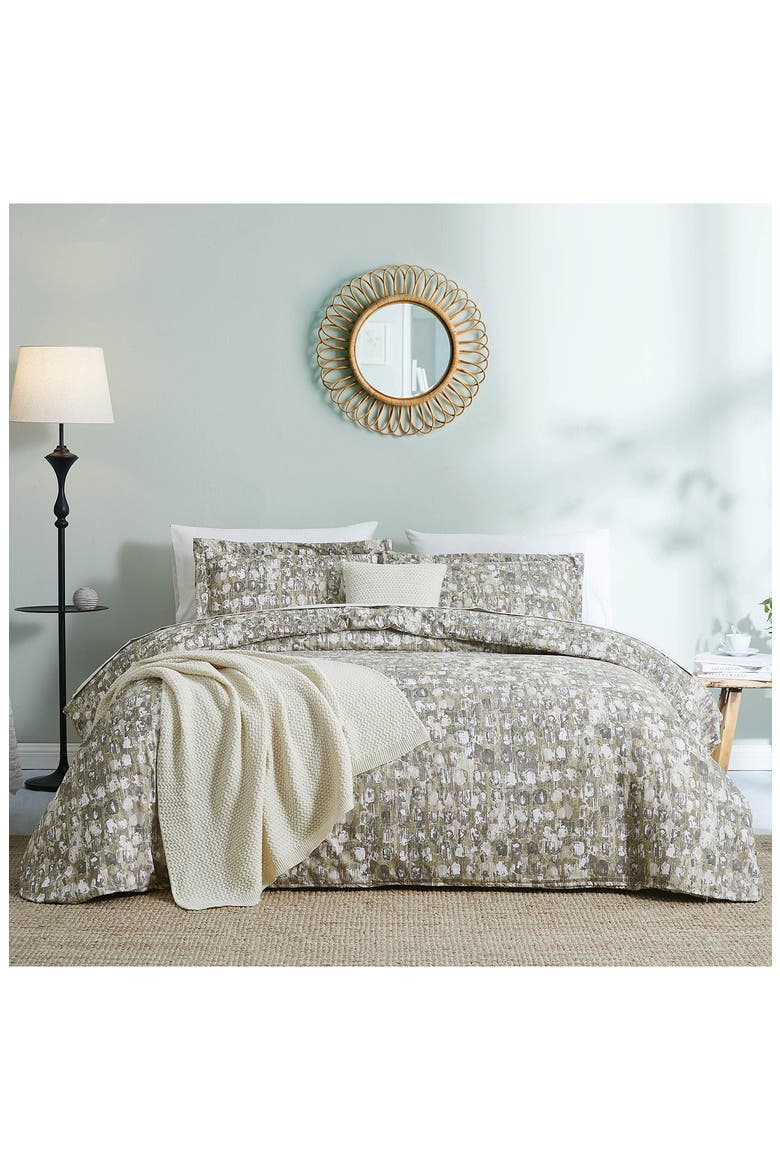 Rhythm Comforter & Sham Set, Alternate, color, TAUPE