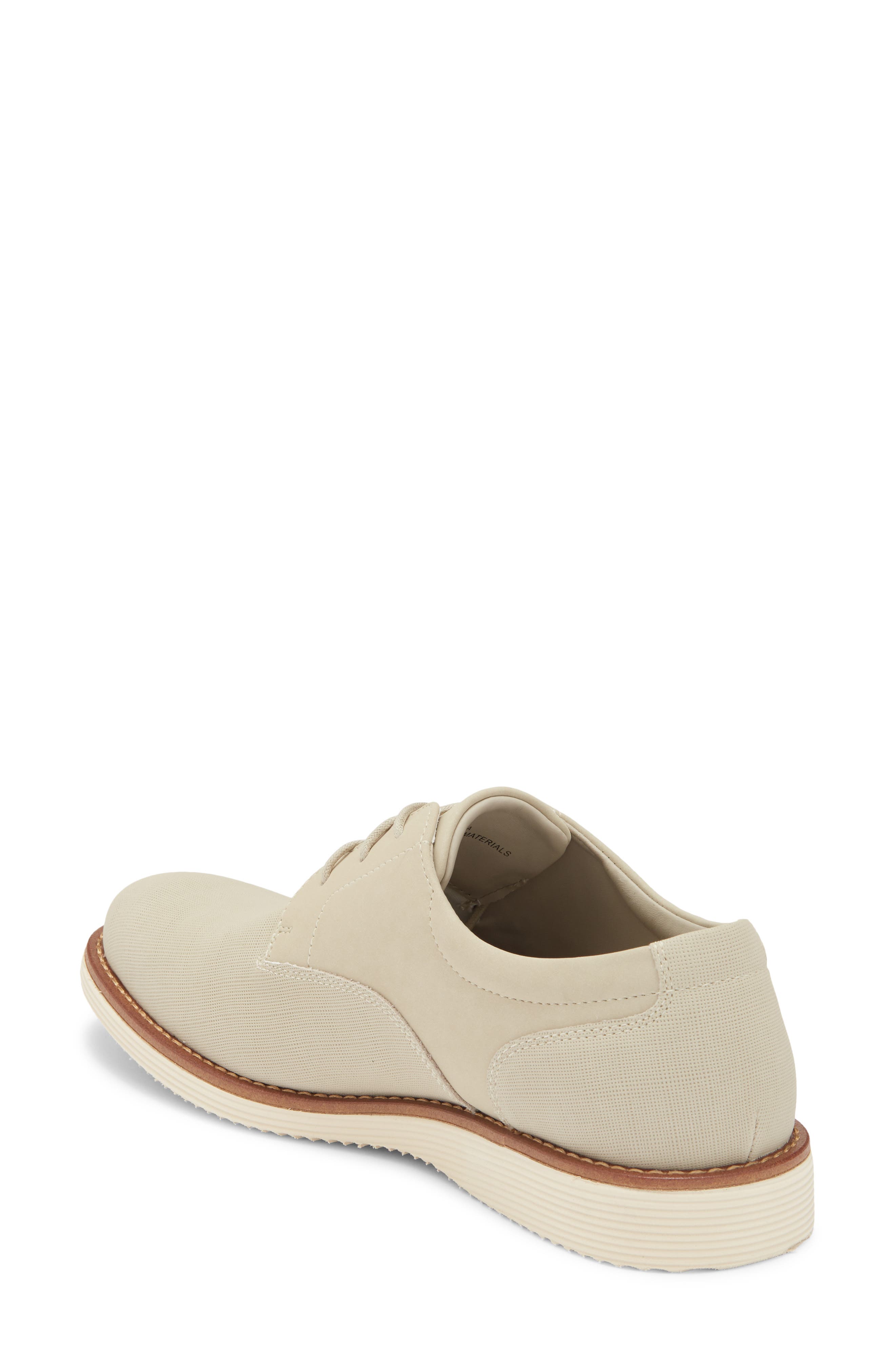 Landon Hybrid Plain Toe Derby, Alternate, color, BEIGE BIRCH