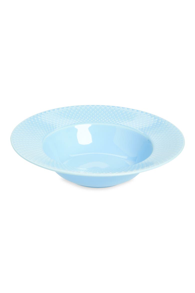 Rhombe Color Soup Plate, Main, color, TURQUOISE