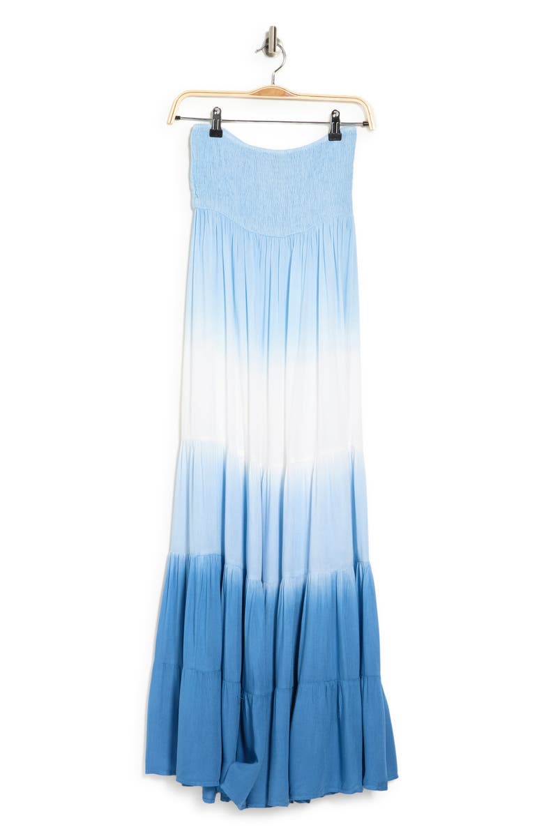 BOHO ME Ombre Tiered Maxi Dress, Alternate, color, Blue