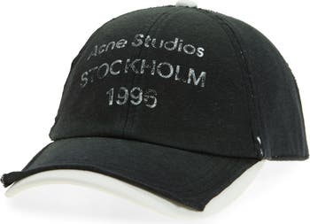 Acne Studios - Logo stamp cap - Black