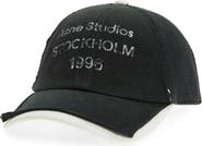 Acne Studios Logo Stamp Cotton Twill Baseball Cap