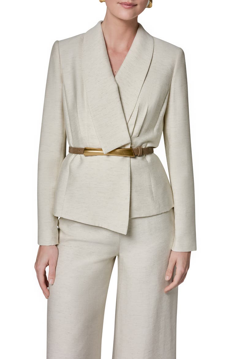 Belted Jacket, Main, color, LT SISAL