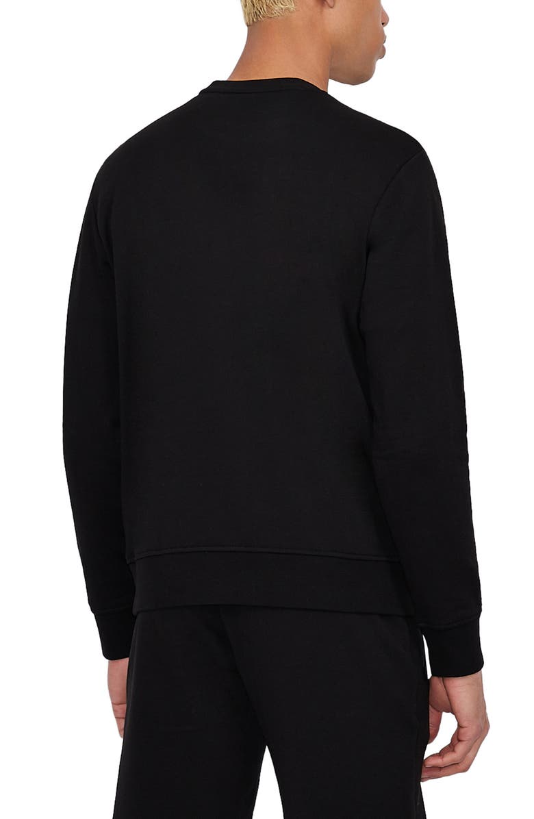 Armani Exchange Milano New York Graphic Cotton Sweatshirt, Alternate, color,