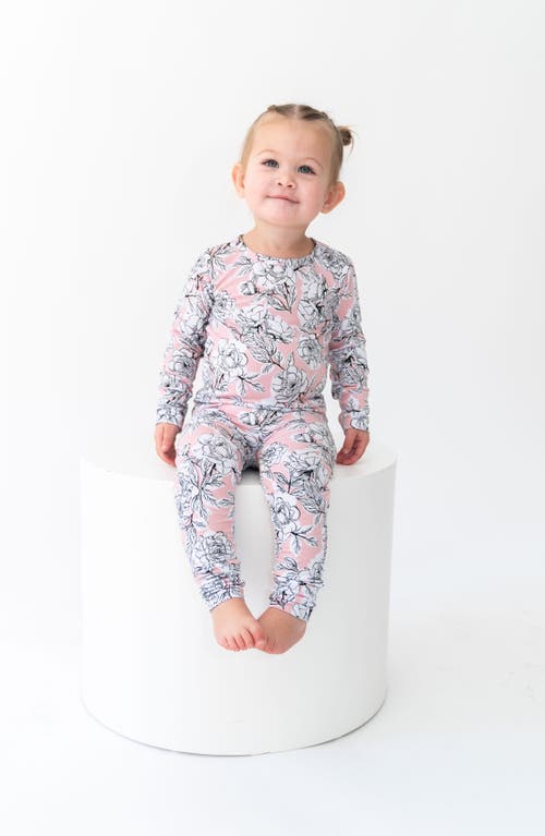 Laree + Co Allie 2-piece Long Sleeve Set In Floral
