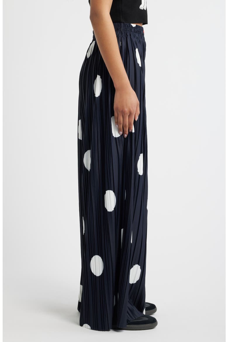 Total Knockout Plissé Dot Pants, Alternate, color, BLACK POLKA DOT