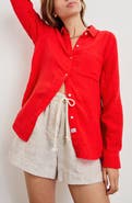 Rails Ellis Organic Cotton Gauze Button-Up Shirt