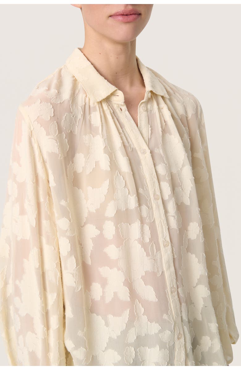 Soaked in Luxury SLFelisia Loose Fit Long Sleeve Shirt, Alternate, color, Sandshell