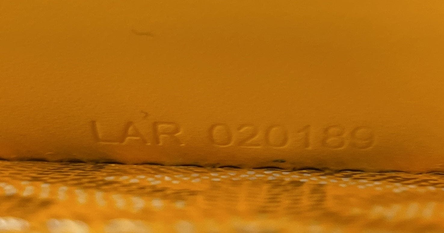 Pre-Owned Goyard Saigon Top Handle Bag Coated Canvas with Leather PM, Alternate, color, Yellow