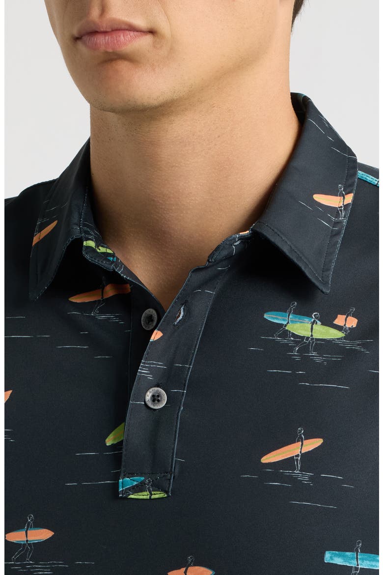 Surf Check Performance Polo, Alternate, color, GRAPHITE