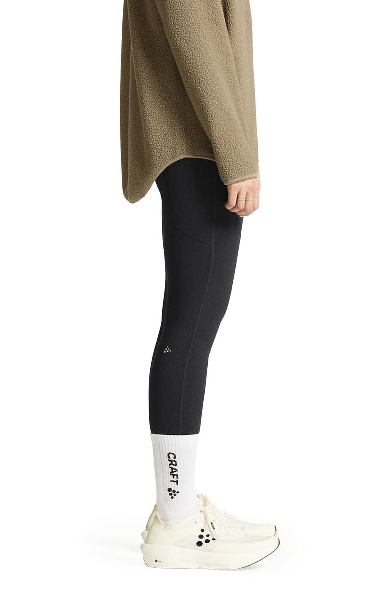 Craft ADV Essence Warm Tights, Alternate, color, Black