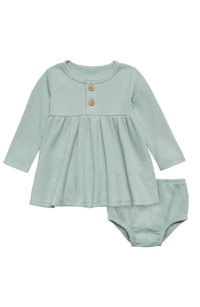 Modern Moments<sup>™</sup> by Gerber Dress & Diaper Cover Set, Main, color, Medium Sky
