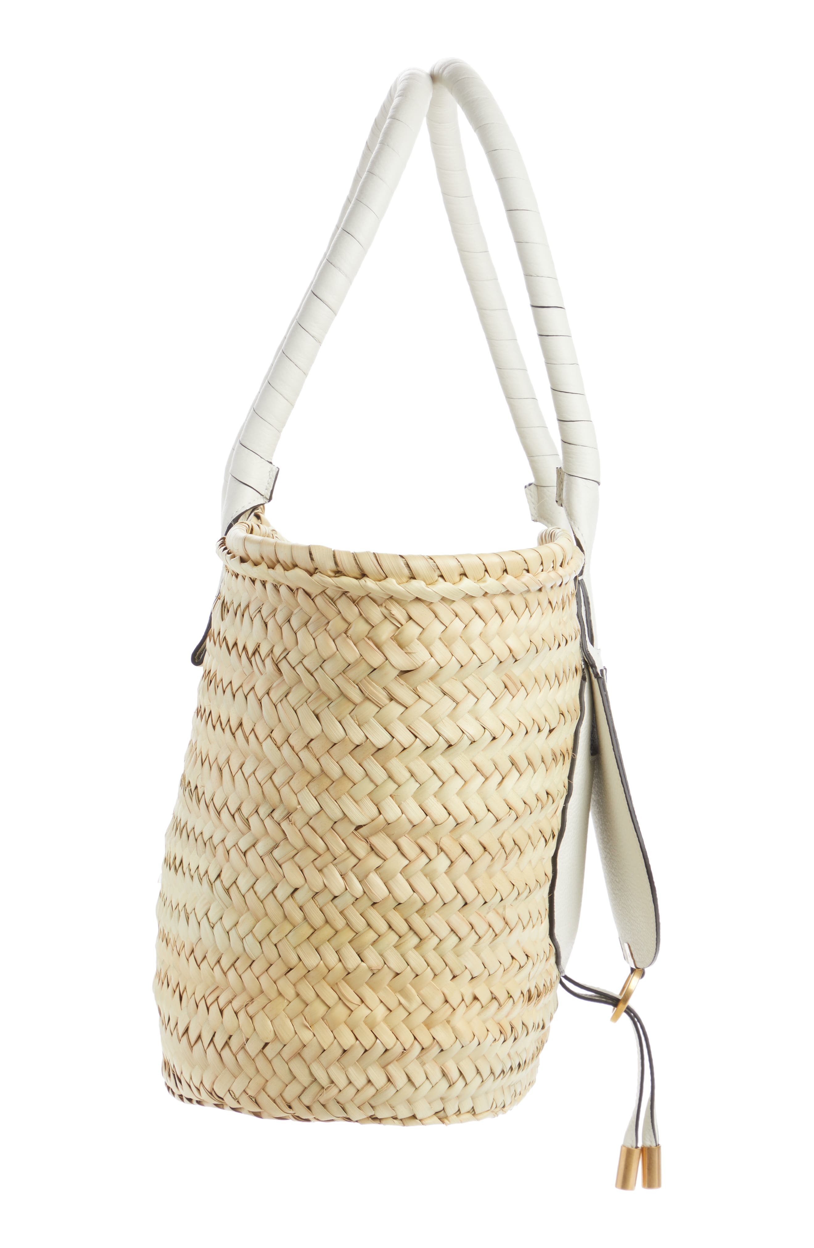 Chloé Medium Marcie Woven Raffia Tote, Alternate, color, 