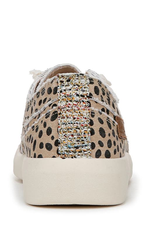 Blowfish Malibu Beachside Low Top Sneaker In Pixie Cheetah Fabric