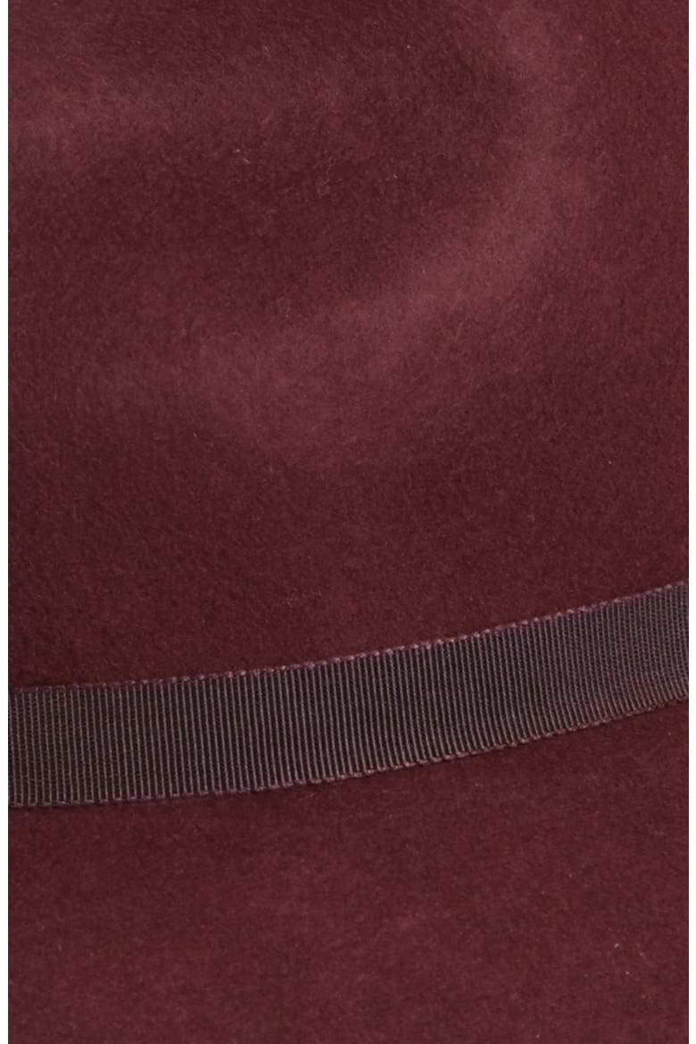 Classic Fedora, Alternate, color, BURGUNDY