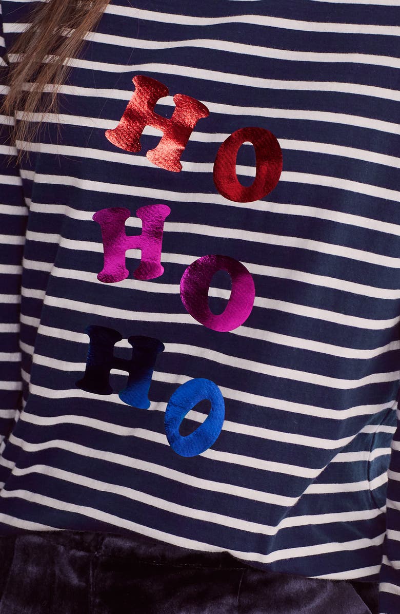 Boden Christmas Breton Shirt, Alternate, color,