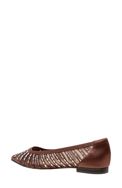 Linea Paolo Noelle Pointed Toe Flat In Brown