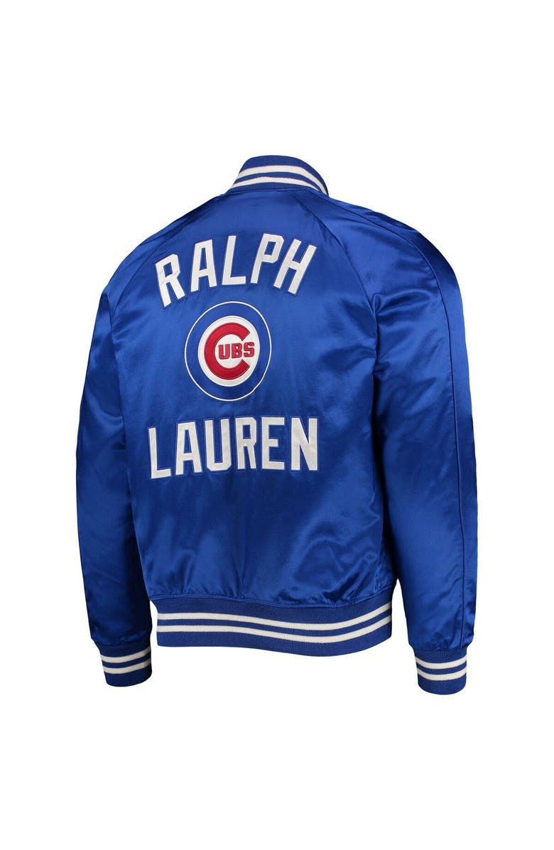 Polo Ralph Lauren Men's Polo Ralph Lauren Royal Chicago Cubs Raglan Full-Snap Jacket, Alternate, color, 