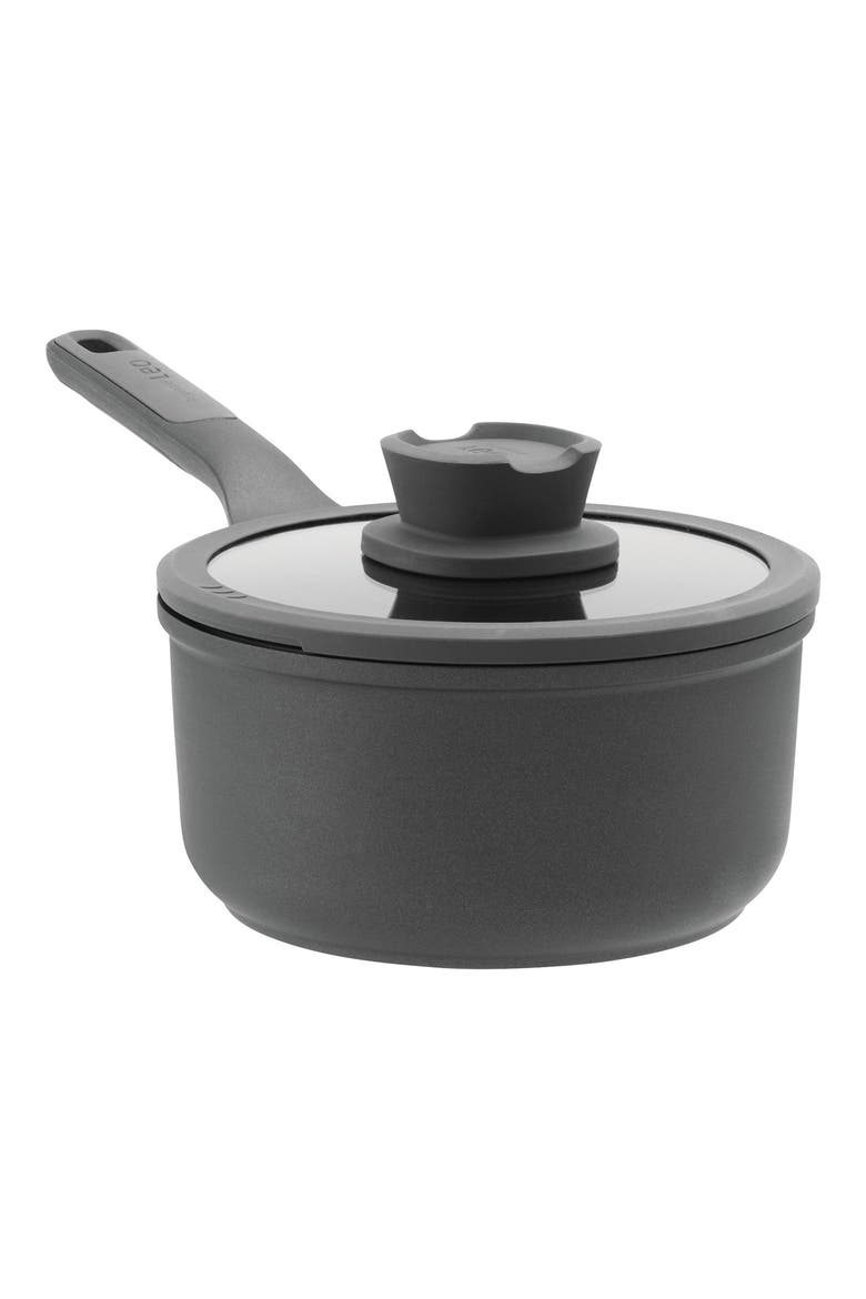 INTERNATIONAL Stone 7" Non-Stick Covered Saucepan, Main, color, MULTI