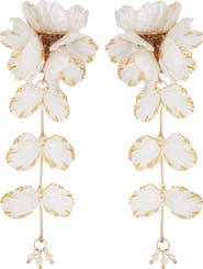 Panacea Linear Flower Earrings