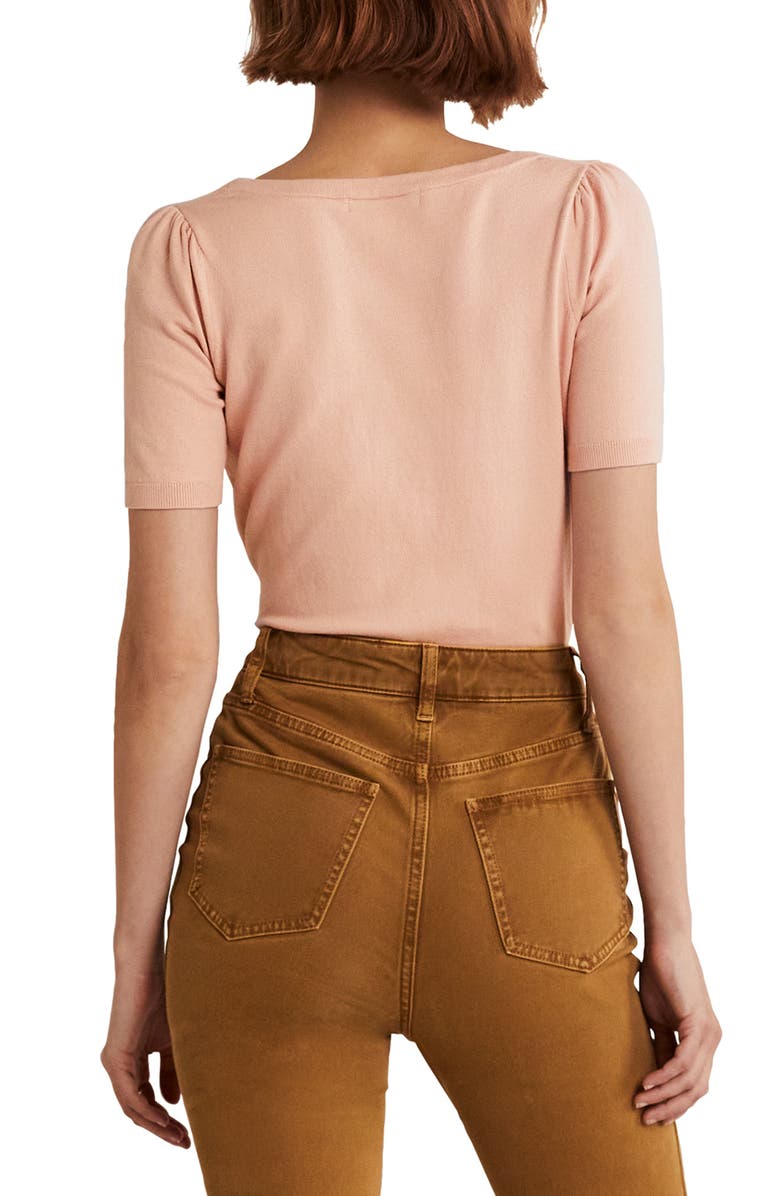 Boden Square Neck Knit Top, Alternate, color, 