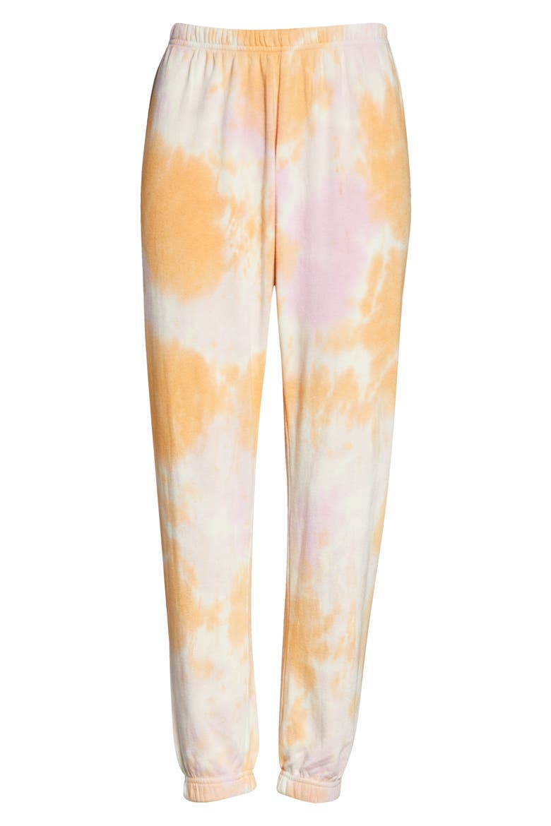 Perfect Tie Dye Sweatpants, Alternate, color, PINK SHERBERT TIE DYE