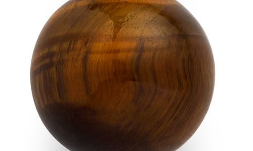 Monica Vinader Round Gemstone Charm In Brown