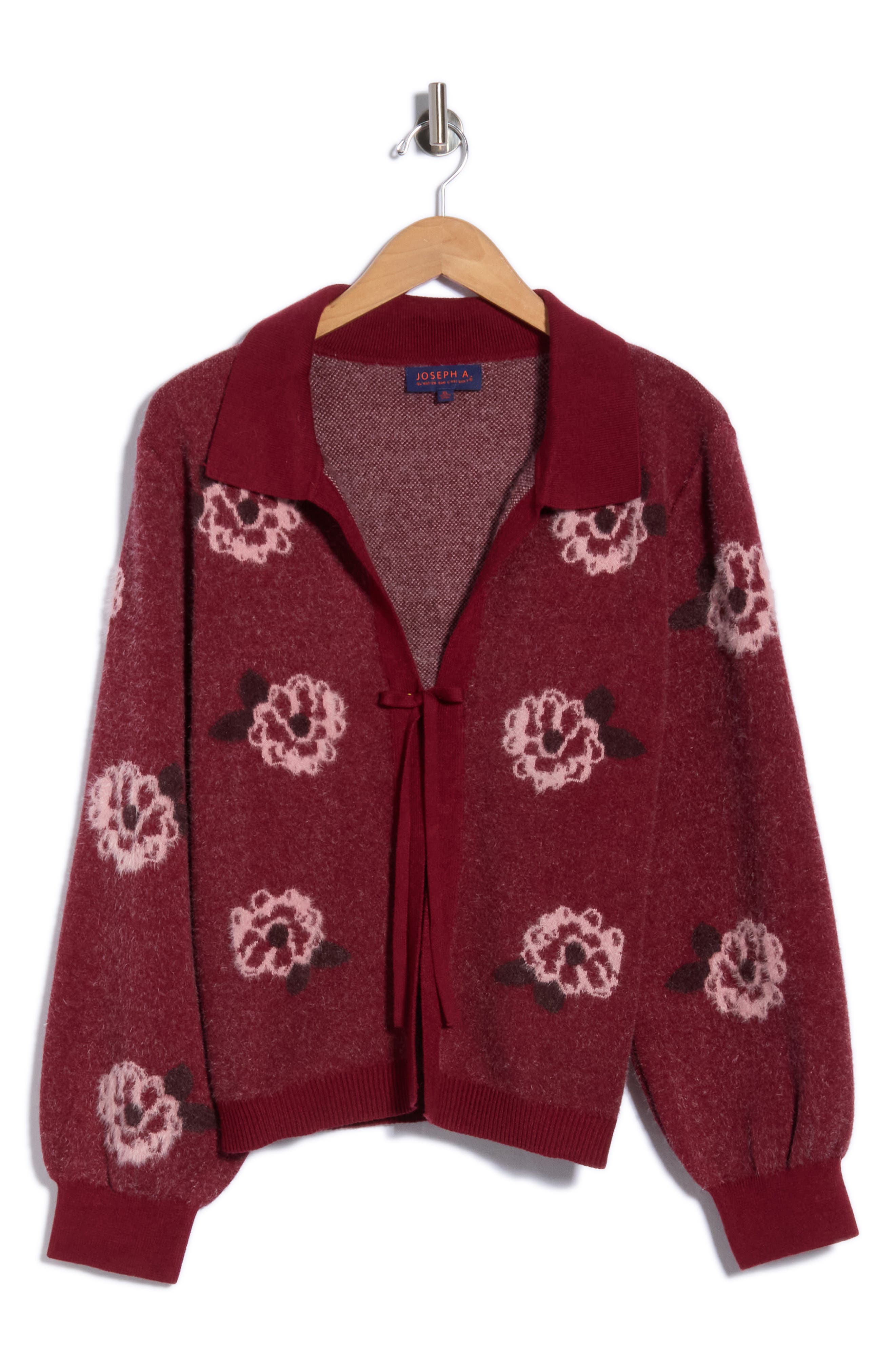 Floral Tie Front Cardigan