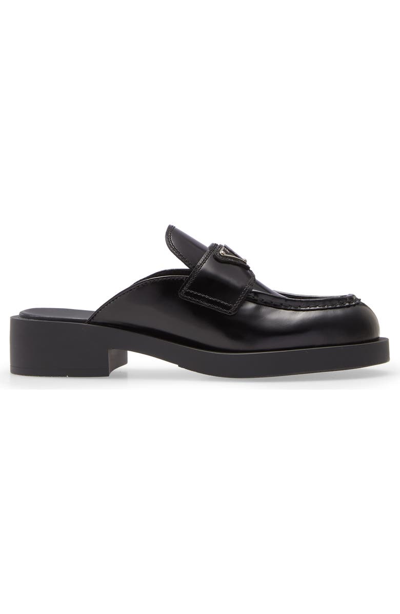 Prada Logo Platform Loafer Mule, Alternate, color,
