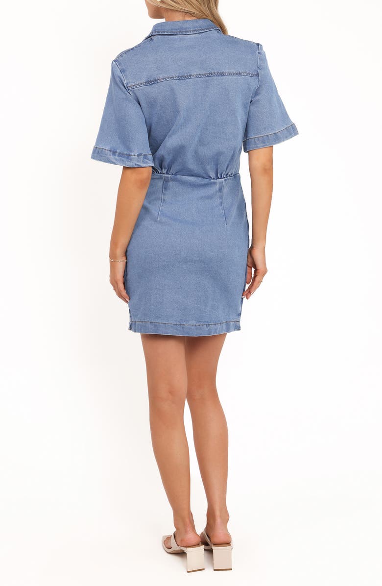 Petal & Pup Leyton Button-Up Chambray Dress, Alternate, color, Denim Chambray