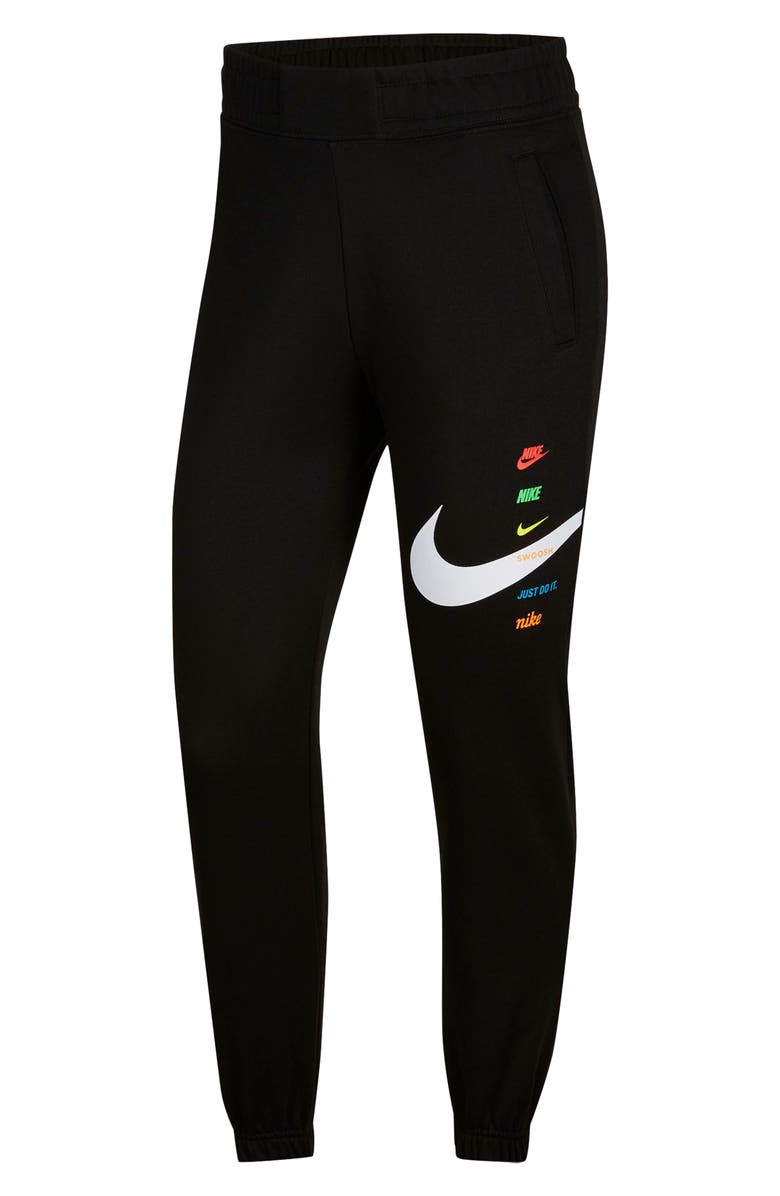 Nike Sportswear Swoosh Graphic Pants, Main, color, 