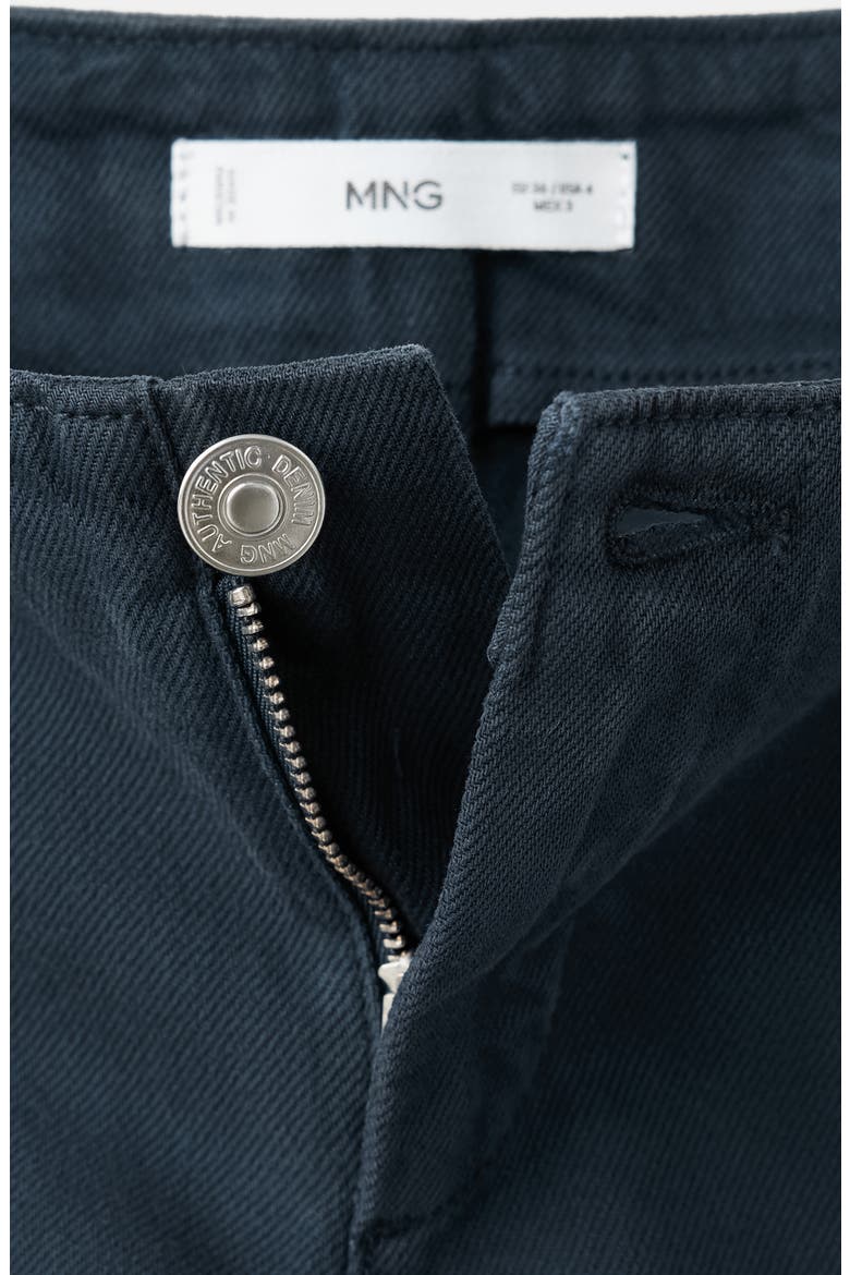 Low Waist Bow Straight Leg Jeans, Alternate, color, CHARCOAL
