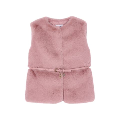 Belted Faux Fur Vest (Toddler, Little Kid & Big Kid)