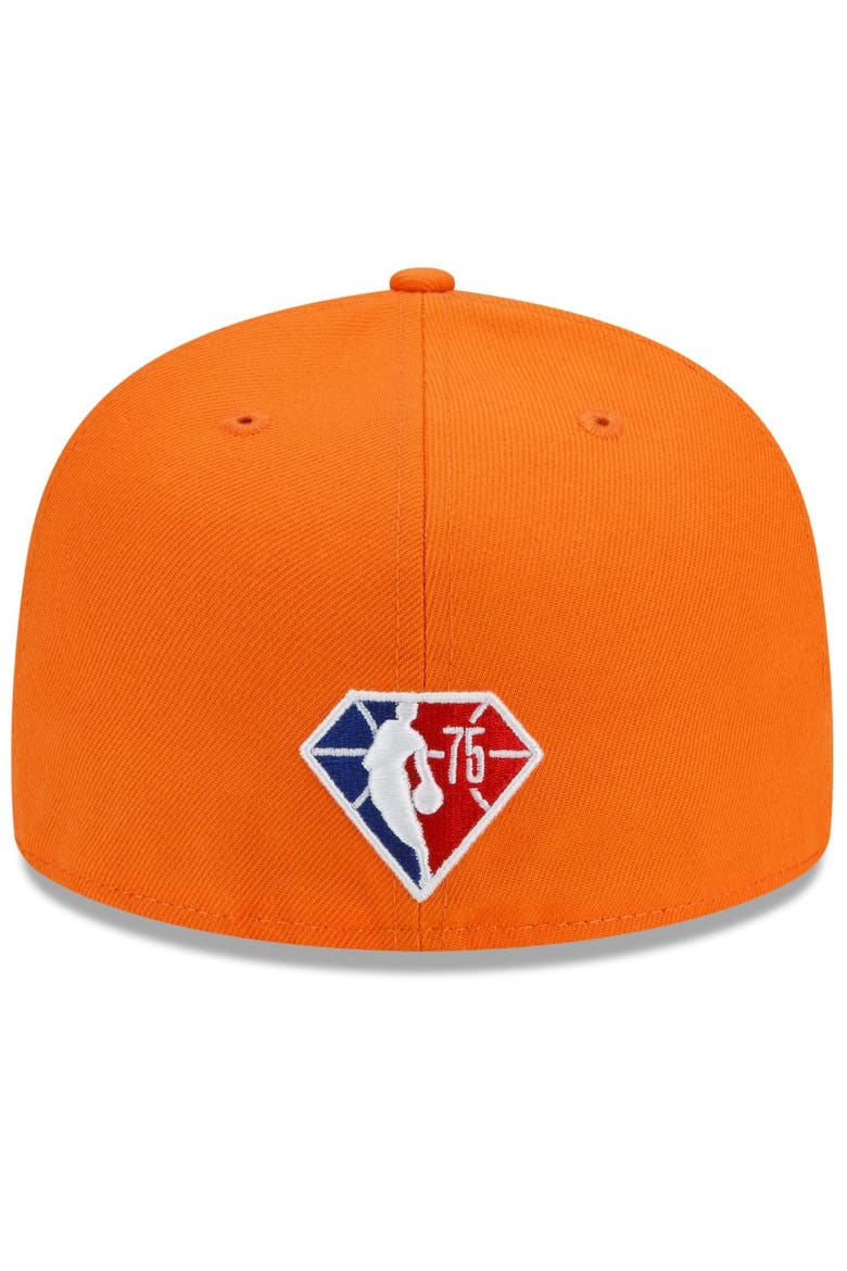 Men's New Era Orange Orlando Magic 2021/22 City Edition Alternate 59FIFTY Fitted Hat, Alternate, color, Orange